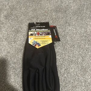 Black all weather gloves size xl